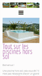 Mobile Screenshot of piscines-hors-sol.com